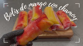 Bolis de mango y mango con chamoy [upl. by Belia]