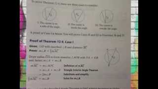 How do you prove the inscribed angle theorem [upl. by Hakkeber968]