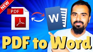 PDF to Word Convert Kaise Kare How to Convert PDF to Word PDF Edit Using MS Word Office Free [upl. by Orimar]