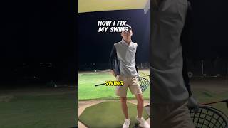 How i fix my swing golf golfswing 골프 [upl. by Aehtela]