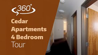 UW HFS  Cedar Apartments  4 Bedroom 360° Tour [upl. by Carlile]