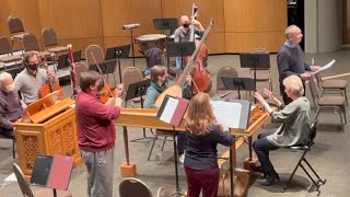 Buxtehude amp Bach in rehearsal James Gilchrist tenor [upl. by Mendoza]