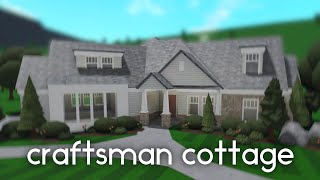 Building a Craftsman Cottage in Bloxburg [upl. by Addiel831]