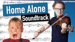 Home Alone  Somewhere In My Memory  Soundtrack  Violin Sheet Music  Piano Accompaniment [upl. by Ecar285]