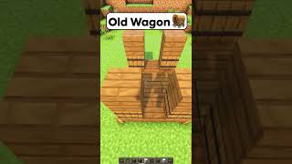 Minecraft Old Wagon Worlds Smallest Violin shorts minecraft [upl. by Odrareve90]