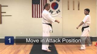 Starting Tae Kwon Do 3Step Sparring  Tae Kwon Do [upl. by Yule264]