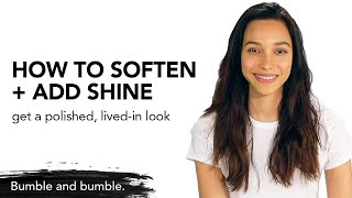 How to Achieve a Sleek and Shiny Hair with HIO  Bumble and bumble [upl. by Smith]