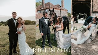 OUR DREAM WEDDING 💍♡ modern rustic country wedding highlights [upl. by Besse786]