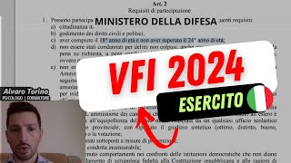 Concorso VFI ESERCITO Limiti detà e REQUISITI [upl. by Googins]