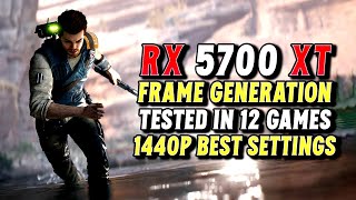 RX 5700 XT  AMD FSR 3 Frame Generation Mod Tested in 12 Games [upl. by Salinas]