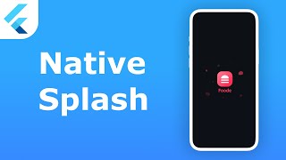 Native Splash Screen  Flutter Tutorial [upl. by Retepnhoj732]