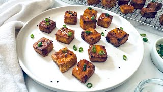 ExtraCrispy Baked Tofu Recipe [upl. by Retsim845]