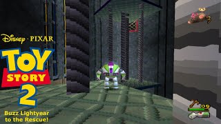 Toy Story 2 Buzz Lightyear to the Rescue PS1 100  Part 11  Elevator Hop [upl. by Sekoorb633]