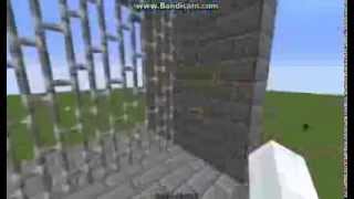 Minecraft Redstone Portcullis With Sounds [upl. by Yadnil]