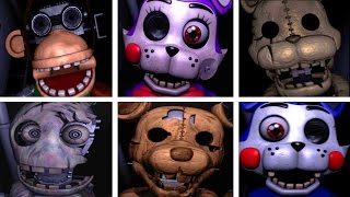 Five Nights at Candys 2 ALL JUMPSCARES [upl. by Ovid]