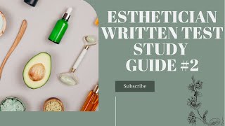 Esthetician Written Study Guide 2 [upl. by Jeritah]