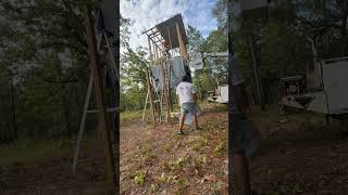 Deer Stand Project with grandfather [upl. by Mossberg]