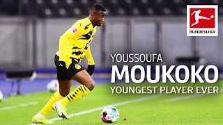 Youssoufa Moukokos First Game For BVB  Who is Borussia Dortmunds New Supertalent [upl. by Weinhardt412]