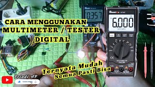 Cara Menggunakan Multitester Digital Mudah di Pahami [upl. by Kimberly]