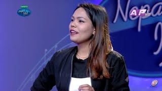 Kauli budhi  sandhya Budha  Nepal idol season 2  best singing [upl. by Sosthina]