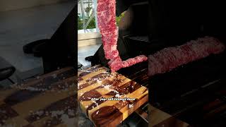 How to cook the perfect outside skirt steak with August Steak Salt [upl. by Hole]