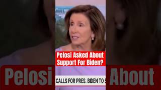 Nancy Pelosi Asked About Support For Joe Biden [upl. by Akemad482]