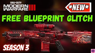 NEW 🤯 INSTANT FREE BLUEPRINT GLITCH DO THIS ASAP MW3 GLITCH SEASON 3 FREE TRACERS  BLUEPRINTS [upl. by Arzed318]