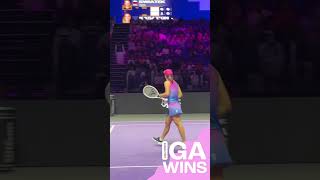 Iga Swiatek defeats Daria Kasatkina  WTA Finals Riyadh igaswiatek wtafinalsriyadh [upl. by Akkina]