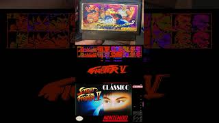 Street Fighter V NES  um classico joguinho retrogaming jogoretro [upl. by Pierre]