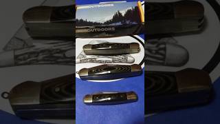 NRAOutdoors 2 Stockmans and 1 mini Canoe pocket knives [upl. by Uah]