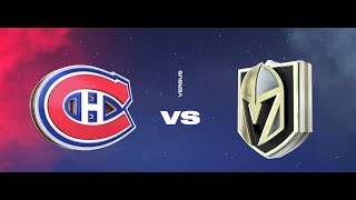 Canadiens  Golden Knights EA Sports NHL 24 [upl. by Llennahs]