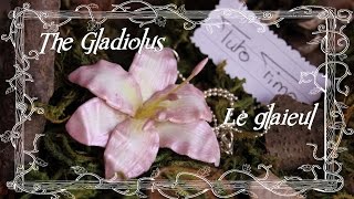 ♥✿ Tuto Fimo Fleur  Le glaïeul ✿♥  ♥✿ Polymer Clay Tutorial Flower  Gladiolus ✿♥ [upl. by Ibbed]