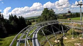 Alpspitzbahn Nesselwang Alpine Coaster Alpspitz Coaster onridepov Sommerrodelbahn Wiegand Bob [upl. by Jaclin]