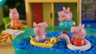 Peppa Wutz im Schwimmbad  Peppa Pig Deutsch Neue Folge  Toy Play  Peppa Wutz Spiele für Kinder [upl. by Girardo]