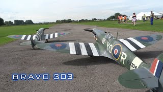 Mick Reeves 1 4 Scale Spitfire Electric Conversion  Woodspring Wings Model Air Show 2021 [upl. by Zelma]