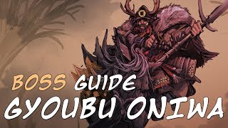 Gyoubu Oniwa Boss Fight Guide  Sekiro Shadows Die Twice [upl. by Atiner]