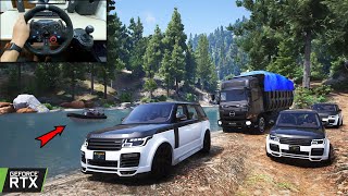 Protecting MAFIA CONVOY Transporting Drug in GTA 5  MANSORY Range Rover SVAutobiography Gameplay [upl. by Dilahk522]