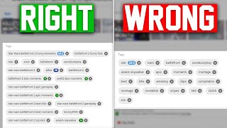 How To PROPERLY Tag Your Gaming Videos On YouTube  The Four Types Of Tags [upl. by Mill]