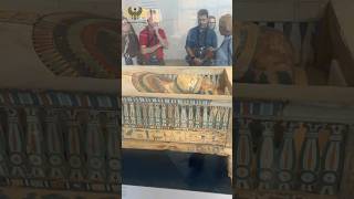 Sarcophagus in tue grand Egyptian Museum [upl. by Aeli979]