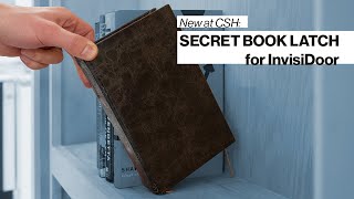 Open Your InvisiDoor Hidden Bookcase with our New Secret Book Latch Mechanism [upl. by Nylloc]