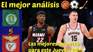 Apuestas deportivas claves para hoy Jueves 29 de Febrero nhl nba parlay mlb viral [upl. by Shaper]