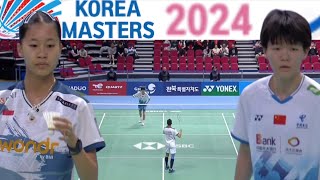 Putri Kusuma Wardani INA VS Han Qiang Xi CHN  FINAL Korea Masters 2024 [upl. by Jamison862]