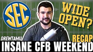 INSANE Week 7 Recap  SEC Race Still Wide Open [upl. by Anined]