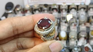 Live Flashdeal Buy now permata batu akik  bacan ruby topaz blue saphire kalimaya red baron [upl. by Nnylaj]