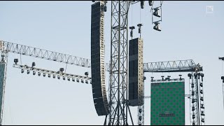 Madonna Utilizes LAcoustics System at Copacabana Beach Rio de Janeiro Brazil [upl. by Montford]