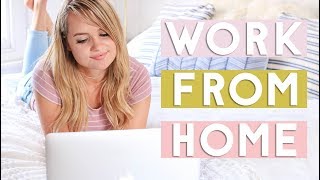 Tips for a Productive Workspace and Working from Home  How to get Organised NOW [upl. by Attiuqahs206]