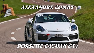 COURSE DE COTE STURSANNE  LES RANGIERS 2023  ALEXANDRE COMBY  PORSCHE CAYMAN GT4  VIDEOCLIP [upl. by Annoya267]