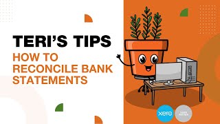 🪴Teris Tips  How To Reconcile a Bank Statement on Xero [upl. by Kondon]