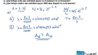 Fisica nuclear examen resuelto de selectividad [upl. by Llennaj]