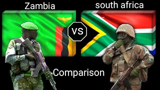 zambia vs South Africa military power comparison 2024  zambia vs South Africa military power [upl. by Glenine]